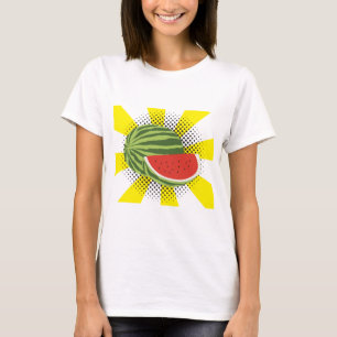 Camiseta Design de Fruta de melancia