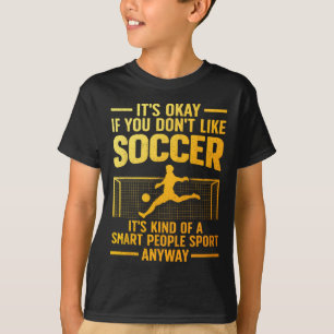 Camiseta Design de Futebol Engraçado para Homens Mulheres A