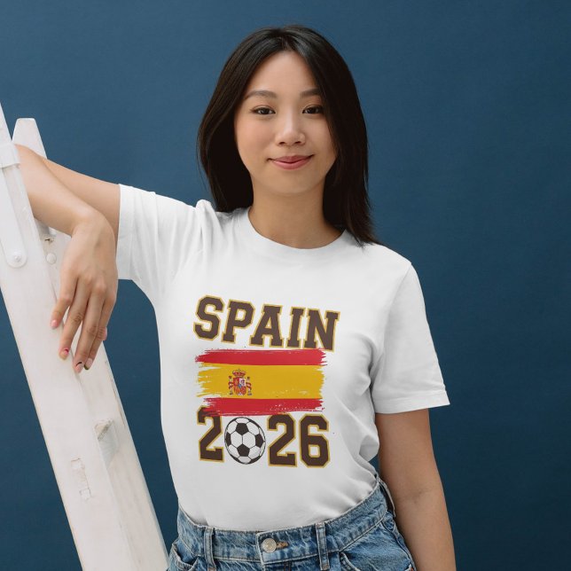 Camiseta Design de Futebol Espanha 2026 (Criador carregado)