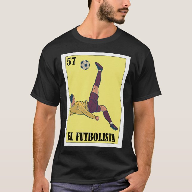 Camiseta Design de Futebol Mexicano Engraçado - El Futbolis (Frente)