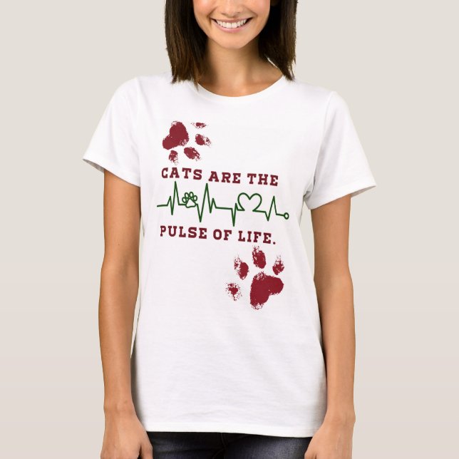 Camiseta Design de gato (Frente)