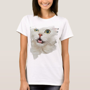 Camiseta Design de gato adorável