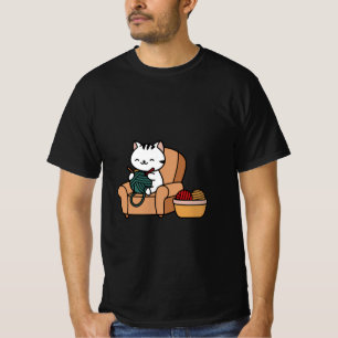 Camiseta design de gato fofo   design para gatos amantes