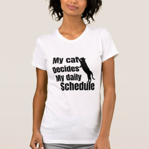 Camiseta Design de gato fofo em pé