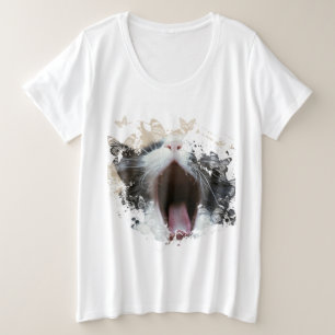 Camiseta Design de Gato Gato