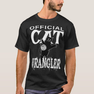 Camiseta Design De Gato Oficial Do Gato - Design De Diversã