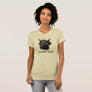 Camiseta Design de gato preto bebê - Bella feminina+Canvas