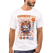 Design de Gatos de Batalha do Gato Samurai