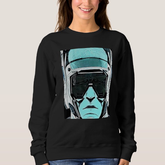 Camiseta Design de Geek para computador com hacker Cyberpun (Frente)