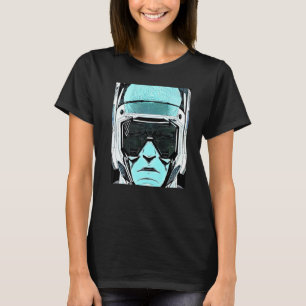 Camiseta Design de Geek para computador com hacker Cyberpun