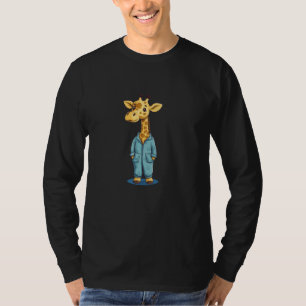 Camiseta Design de Girafa Pajama encantadora para Amantes d