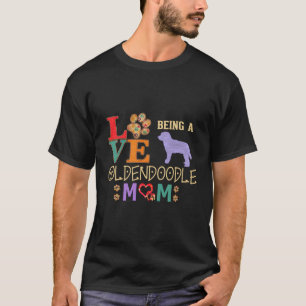 Camiseta Design De Goldendoodle Para Cachorros De Goldendoo