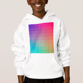 Camiseta Design de gradação de cores do arco-íris coloridas