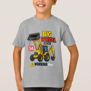 Camiseta Design de Gráfico de Caminhão de Construção de Rod
