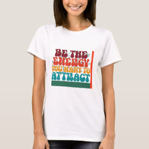 Camiseta Design de Gráfico de Energia Positivo