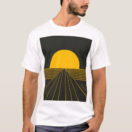 Camiseta Design de Gráfico Retroativo
