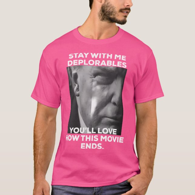 Camiseta Design de Gráficos Trump 2020 (Frente)