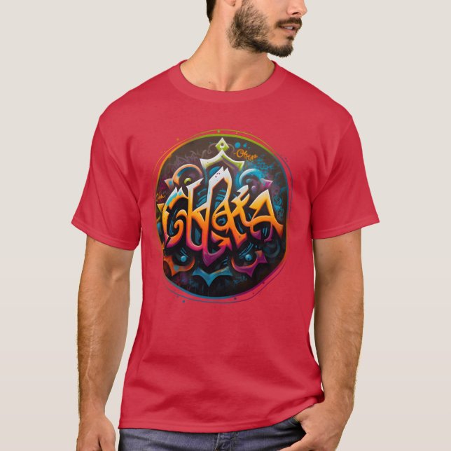 Camiseta Design de Grafite Chakra (Frente)
