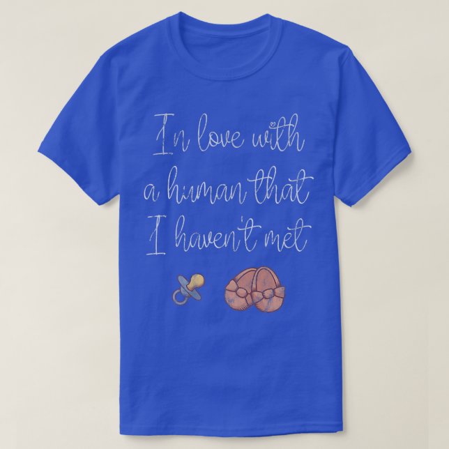 Camiseta Design de Gravidez Engraçada com Imprint, pacifica (Frente do Design)