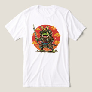 Camiseta Design de Guerreiro Animal de Desenho Animado Samu