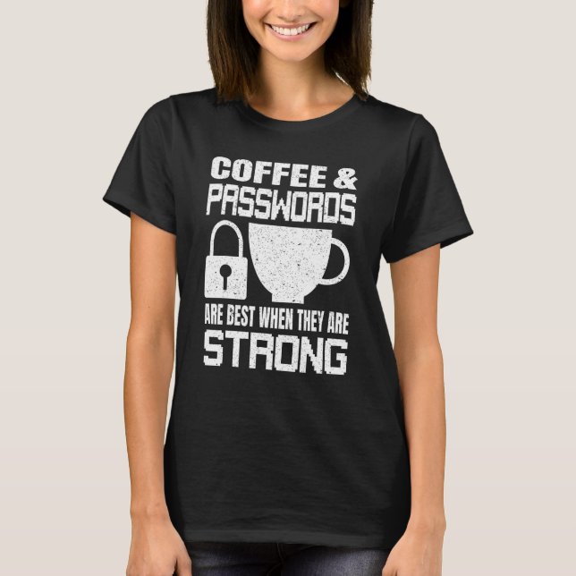 Camiseta Design De Hacker Branco Para Um Espectro De Segura (Frente)