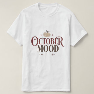 Camiseta Design de Halloween de Abóbora Vintage Outubro