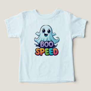 Camiseta Design de Halloween de Fantasma Fofo para Crianças