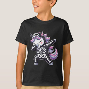 Camiseta Design De Halloween Para Meninas Spooky Unicorn