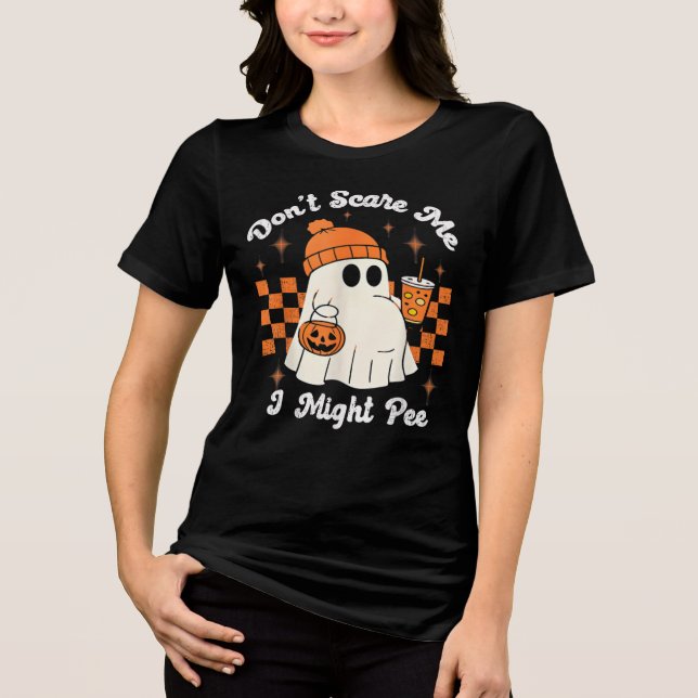 Camiseta Design de Halloween para mulheres grávidas (Frente)