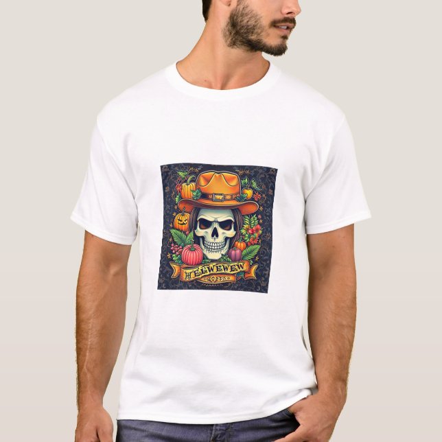 Camiseta Design de Halloween Premium (Frente)