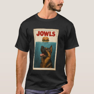 Camiseta Design de Hambúrguer de Cachorro com Dobras Divert
