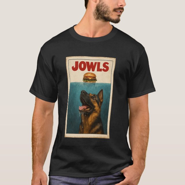 Camiseta Design de Hambúrguer de Cachorro com Dobras Divert (Frente)
