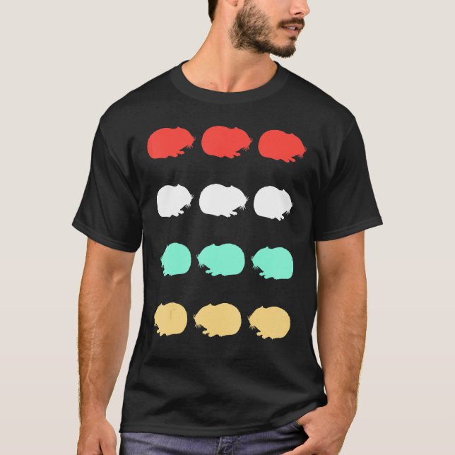 Camiseta Design de Hamster Vintage - Hamster (Frente)