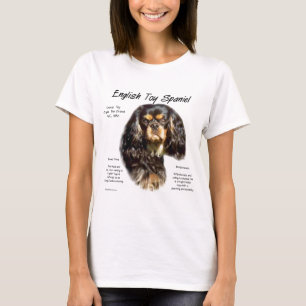 Camiseta Design de História do inglês Toy Spaniel (kingchar