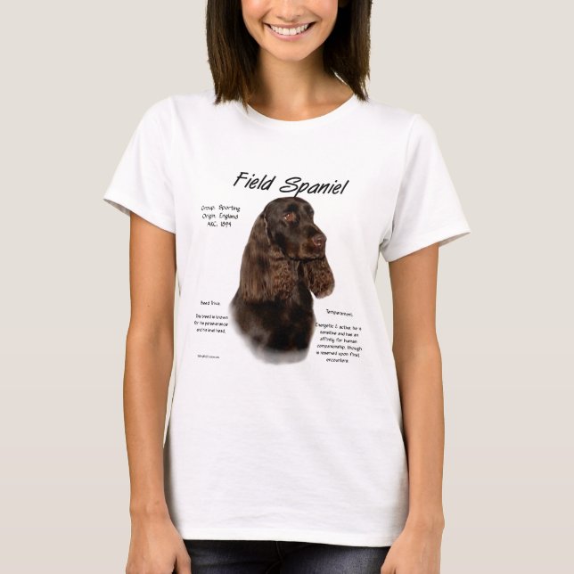 Camiseta Design de Histórico de Espanhol de Campo (Frente)