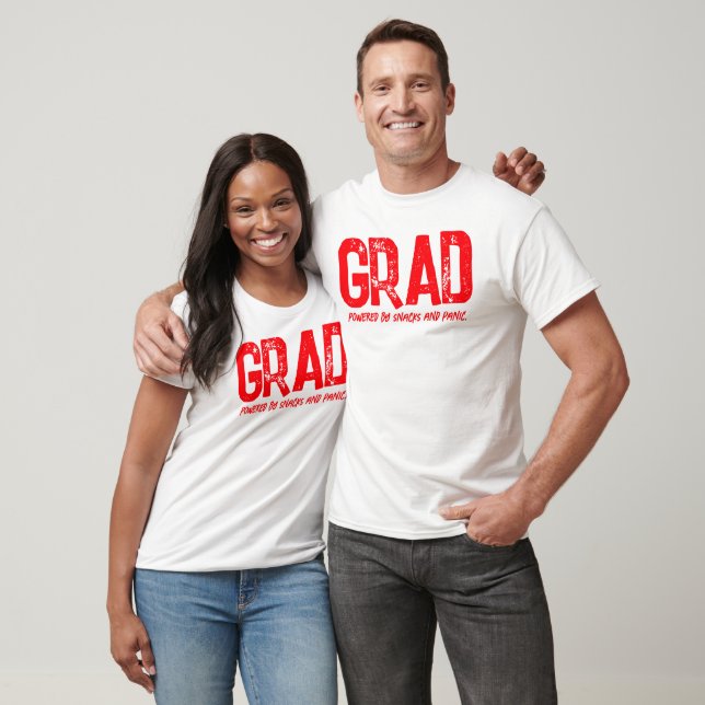 Camiseta Design de Humor de Formatura Ousado (Unissex)