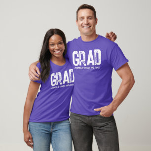Camiseta Design de Humor de Formatura Ousado