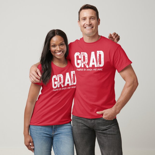 Camiseta Design de Humor de Formatura Ousado (Unissex)