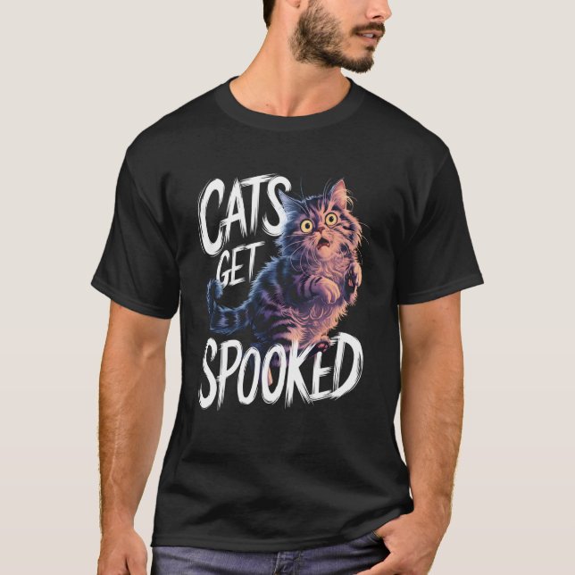Camiseta Design de Humor de Gato Fofo (Frente)