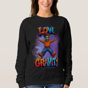 Camiseta Design de Humor Espacial Alien Divertido de Baixa 