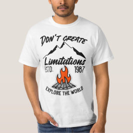 Camiseta Design de Ícone de Campfire minimalista, acampamen