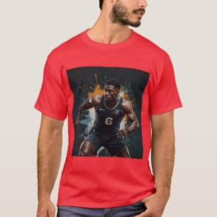 Camiseta Design de Ícones Esportivos - Atletas Legendários