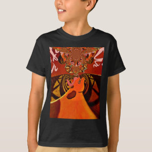 Camiseta Design de imagem de Girafa engraçada