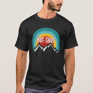Camiseta Design de Imagem Retroativa do Sunset