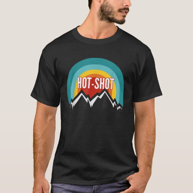 Camiseta Design de Imagem Retroativa do Sunset (Frente)
