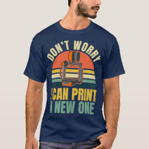 Camiseta design de Impressão 3D Ill Impressão A Novo