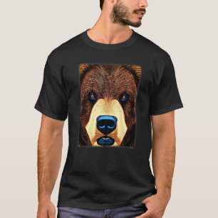 Camiseta Design de impressão gráfica para animais de urso g