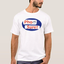 Camiseta Design de impressão Pho Sure: mercadoria do Youtub