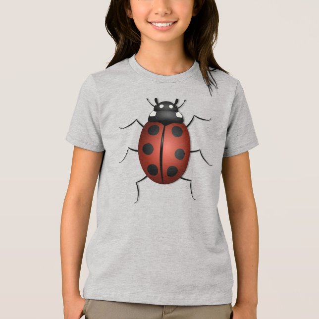 Camiseta Design de inseto joaninha (Frente)