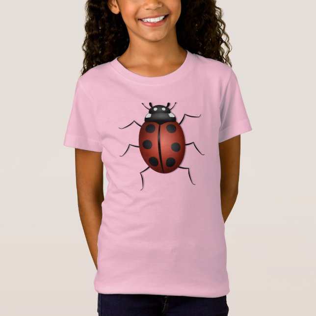 Camiseta Design de inseto joaninha (Frente)
